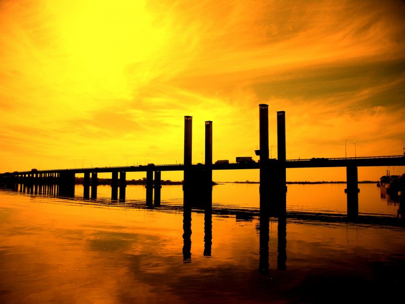 Rio grande do sul porto alegre ponte cidade Guaíba guaiba Ponte Getúlio Vargas Régis Bittencourt regis getulio 