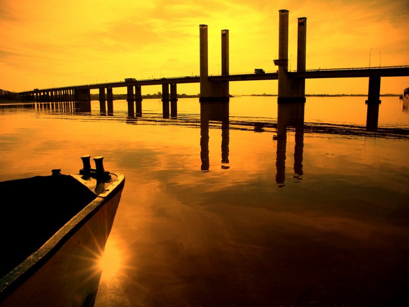 Rio grande do sul porto alegre ponte cidade rio guaiba Ponte Getúlio Vargas Régis Bittencourt regis getulio 