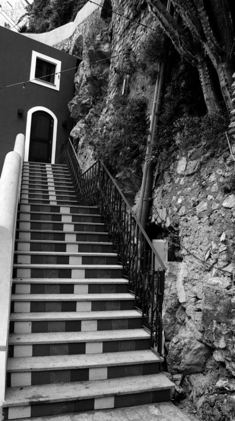 Italia Positano escada escadaria Costa amalfitana