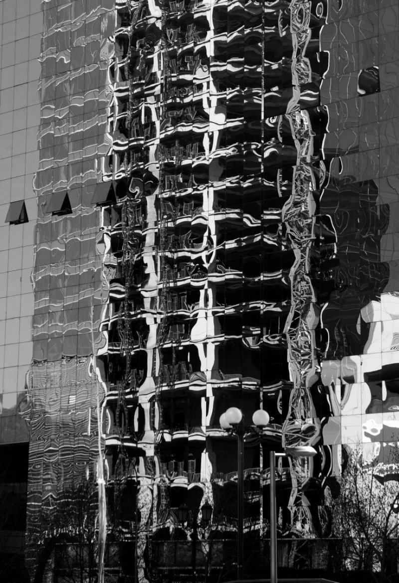 Chile Santiago predio edificio reflexo 