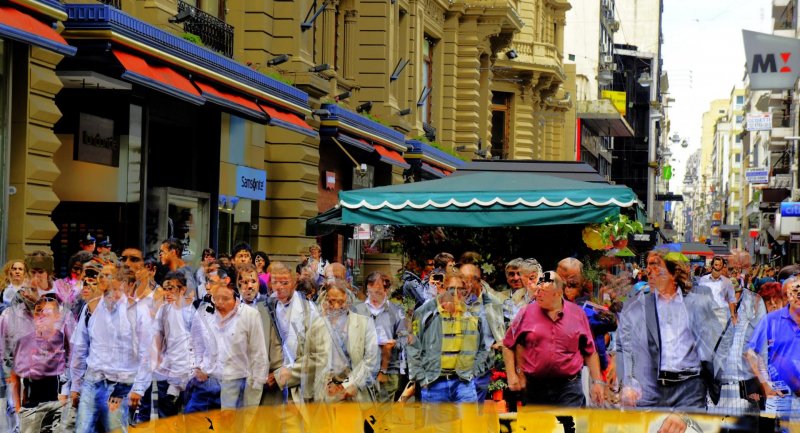 Buenos aires Argentina turismo centro urbano pessoa Florida AV avenida