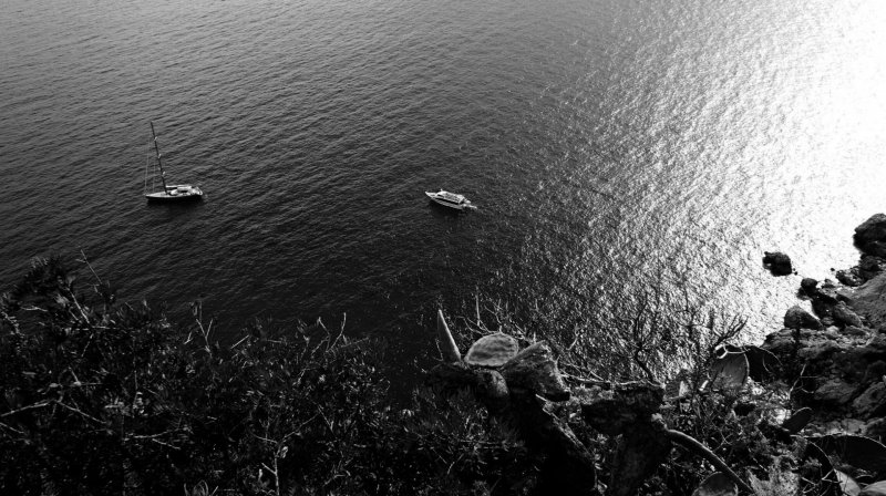 Itália italia Capri paisagem natureza mar montanha morro barco barcos