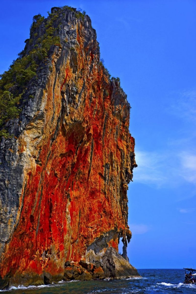 Tailândia koh phi phi montanha morro Ásia férias costa tropical tailândia trópicos baía céu verão parque mar água oceano recife turista destino paraíso praia  turismo paisagem