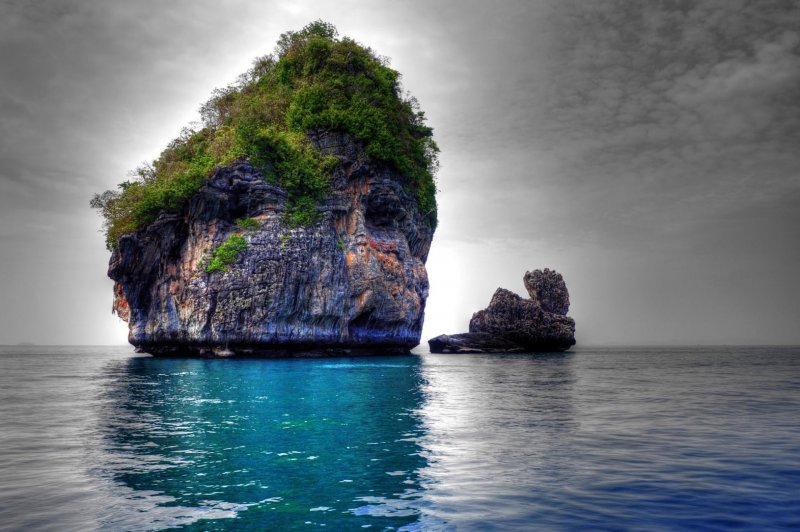 Tailândia koh phi phi barco barcos Ásia férias costa tropical tailândia trópicos baía céu verão parque mar água oceano recife destino paraíso praia  turismo paisagem